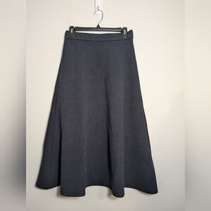 Ogl Move Navy Skirt FuzzLuxe Essential Midi A-line Circle